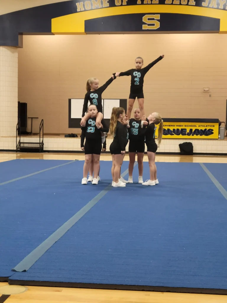 cheerleaders-performing-stunt-formation